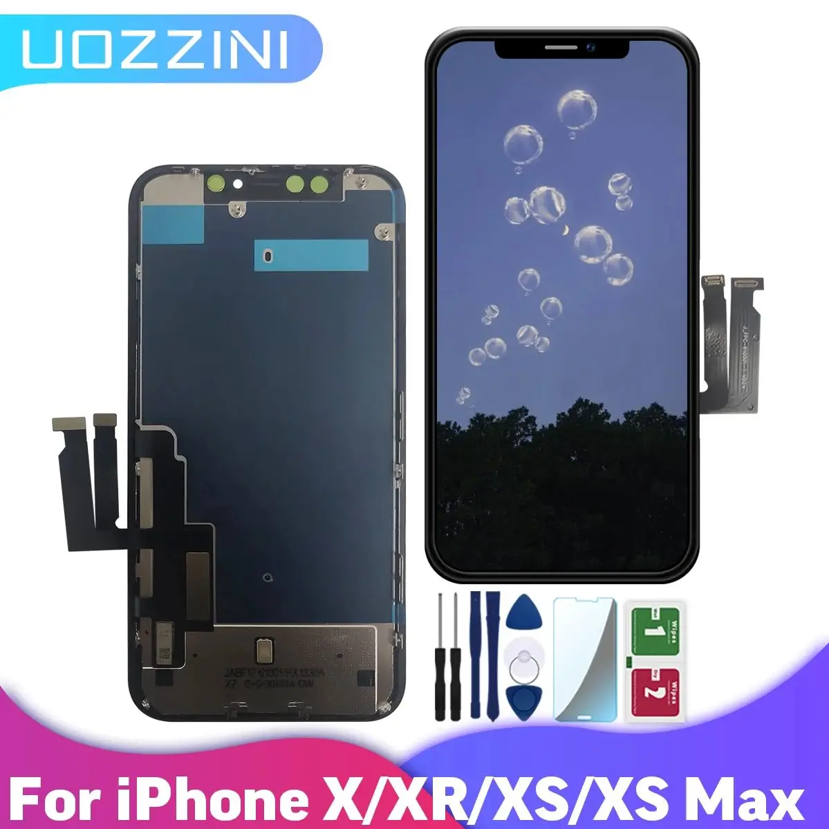 100% Tested For iPhone X XR XS XSMax LCD Display Touch Screen Replacement Touch Screen Digeiter Assembly+Tempered Film +Tool