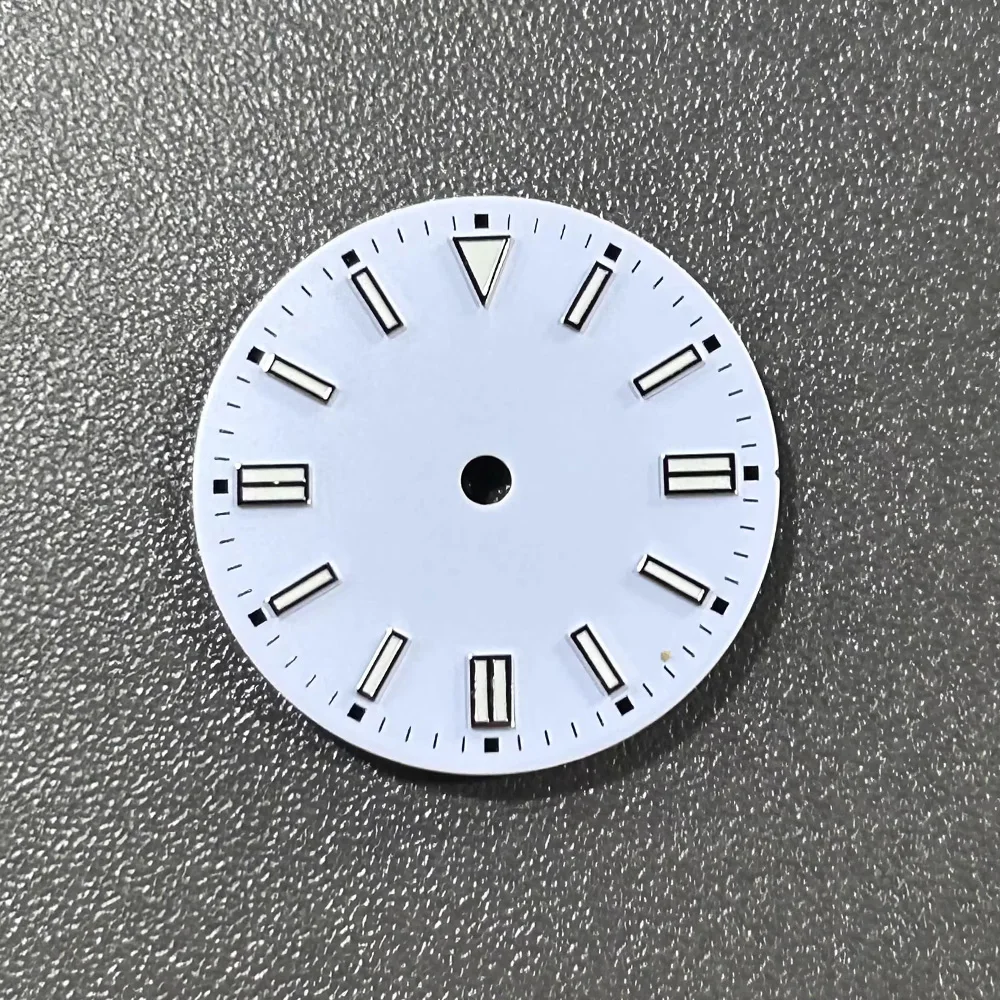 Customized NH35 8215 2824 Watch Dial Luminous Dial Fits for NH35 NH36 8215 ETA 2824 2836 Movement 28.5mm Men Watch Faces Dial
