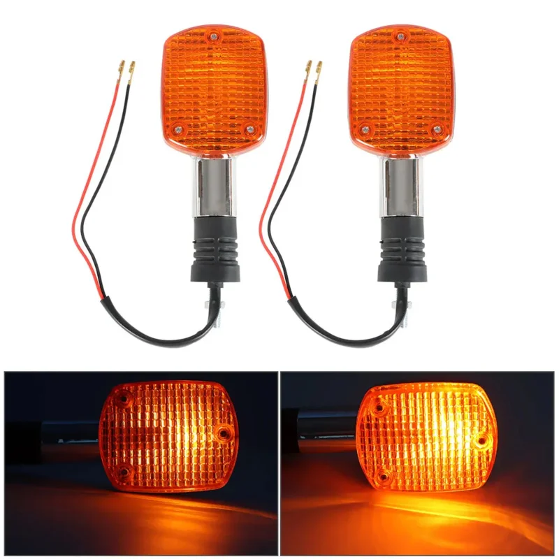 33400-MB1-406 Indicatore di direzione con stelo posteriore per Honda V45 Magna VF1100C VF700C VF750C 1982 1983 1984 1985 1986 2 pezzi