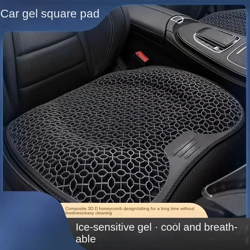 1PC Honeycomb Gel Seat Cushion Breathable Ergonomic Chair Pad for Car Office Home, Washable Lightweight Support