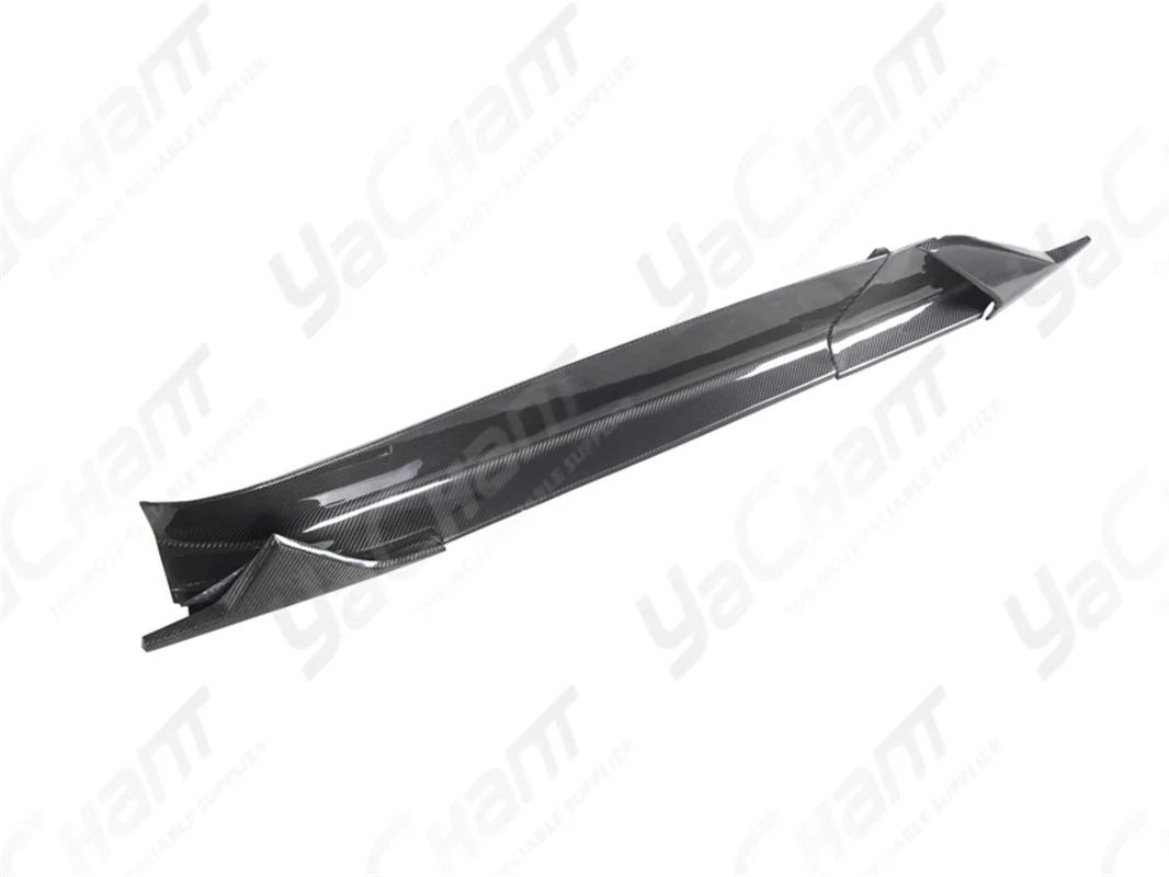 Car-Styling Dry Carbon Fiber OEM Style MC20 Side Skirts Fit For 2020-2023 Maserati MC20 Side Skirts Tuning Trim Glossy Finish