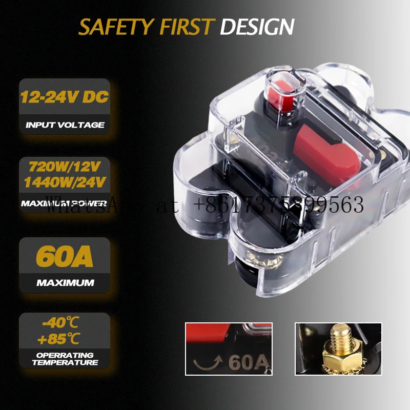 Universal 12 Gang LED Switch with Fuse Control Box Push Switch for Car and Boat