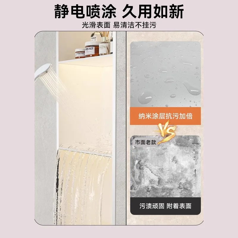 Cross-border Stainless Steel Shelf Bathroom Embedded Niche Embedded Storage Rack Concealed Niche Bedroom Storage