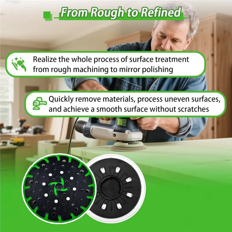 A68P-For Festool RO 150 FEQ 6Inch Sanding Pad Sanding Discs Replacement Sander Backing Pad Sanding Pad