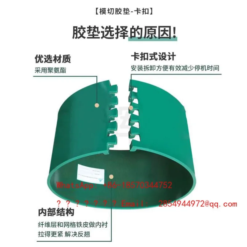 Carton Quadruple Die-cutting Machine Printing Machine Slotting Machine Circular Die-cutting Rubber Pad