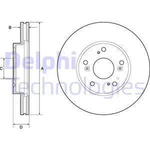 Store code: b4741c for front brake disc (aynali) air CIVIC SEDAN HATCBACK 2012 (stainless paint)