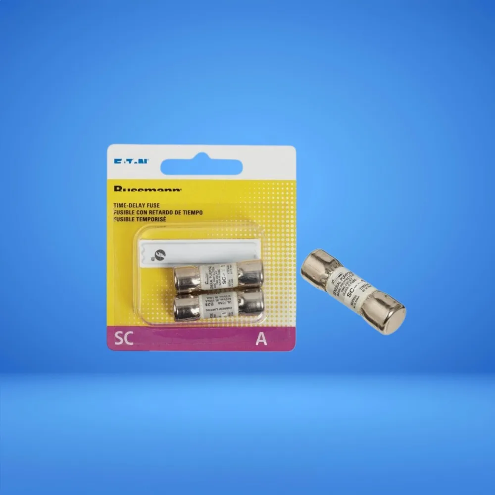 【10-Pack】SC-2 Time Delay Class G Fuse 2A 600VAC Current Limiting Industrial Fuse SC2