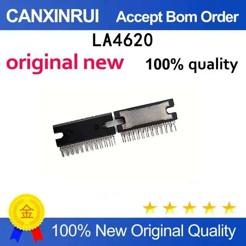 

(5pcs-100pcs）Brand new original integrated circuit LA4620 ZIP23 dual channel audio amplifier chip
