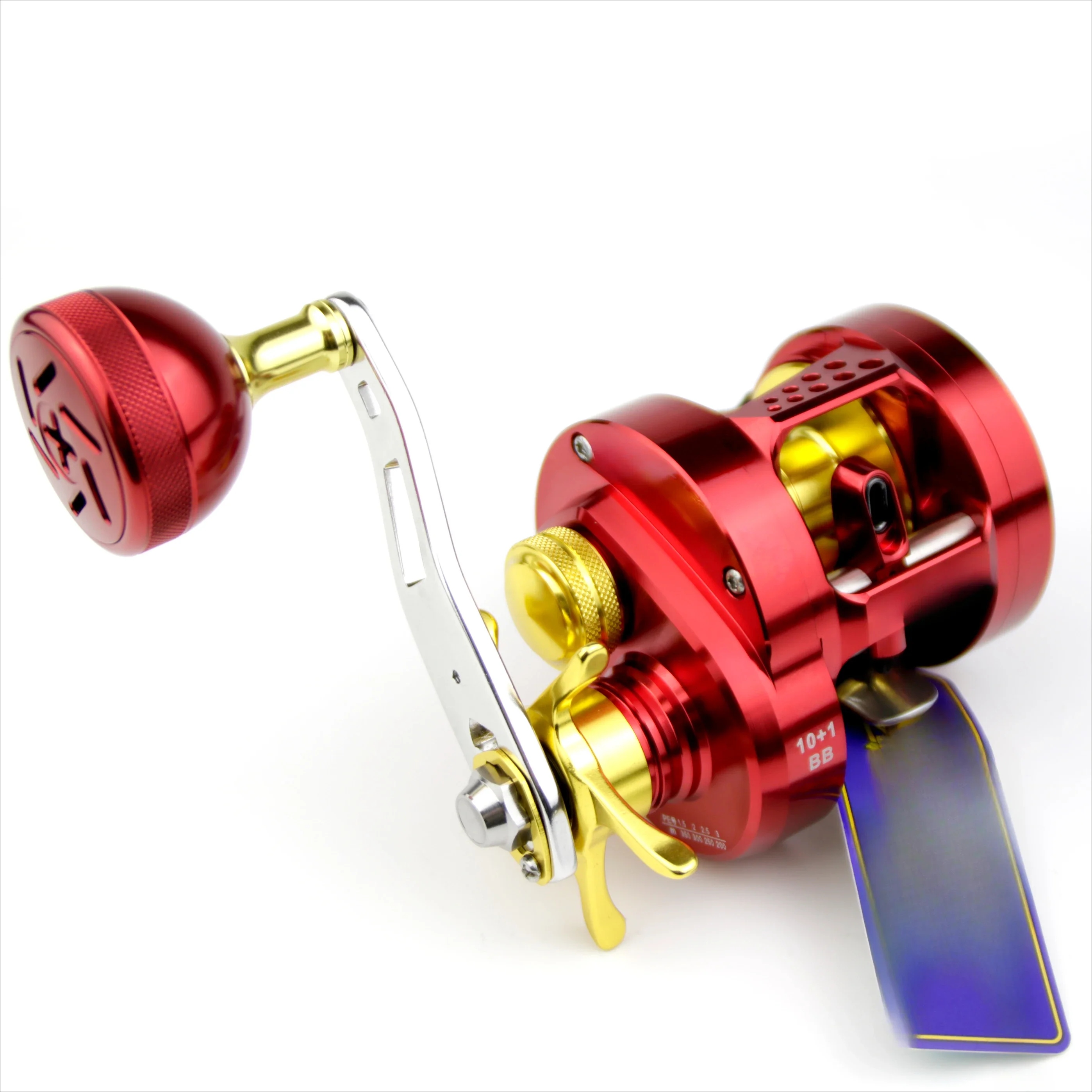 Slow Jigging Fishing Reels 10+1 BB Gear Ratio 6.8:1 Max Drag 15kg All Metal saltwater wheels