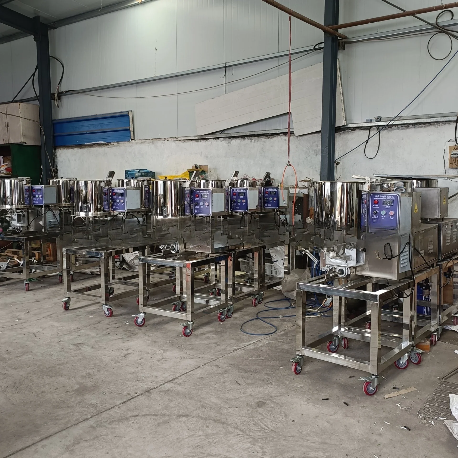 Fully automatic burger patty forming machine, various shape meat patty making machine