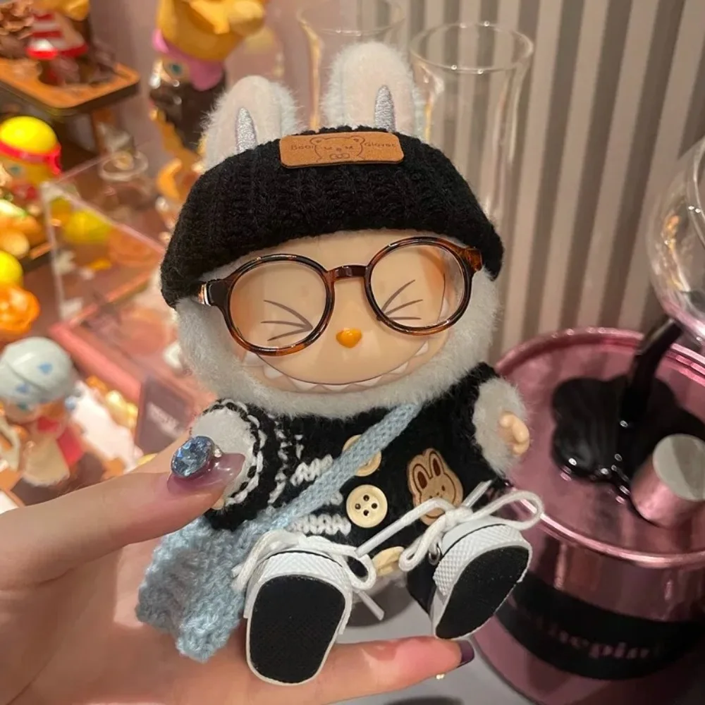 

Mini Doll'S Clothes Outfit Accessories For Korea Kpop Exo Labubu Idol V1 V2 striped sweater autumn and winter clothes Clothing