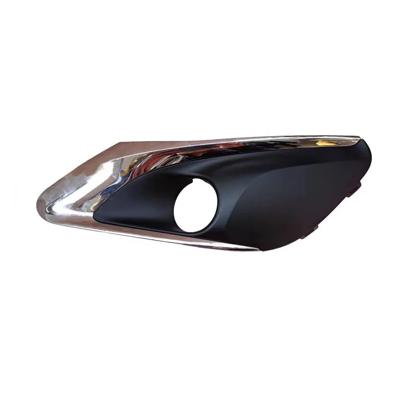 Front Bumper Fog Light Cover Cap Foglamp Housing Trim Frame Shell Garnish Hood For Peugeot 308S 2015-2016
