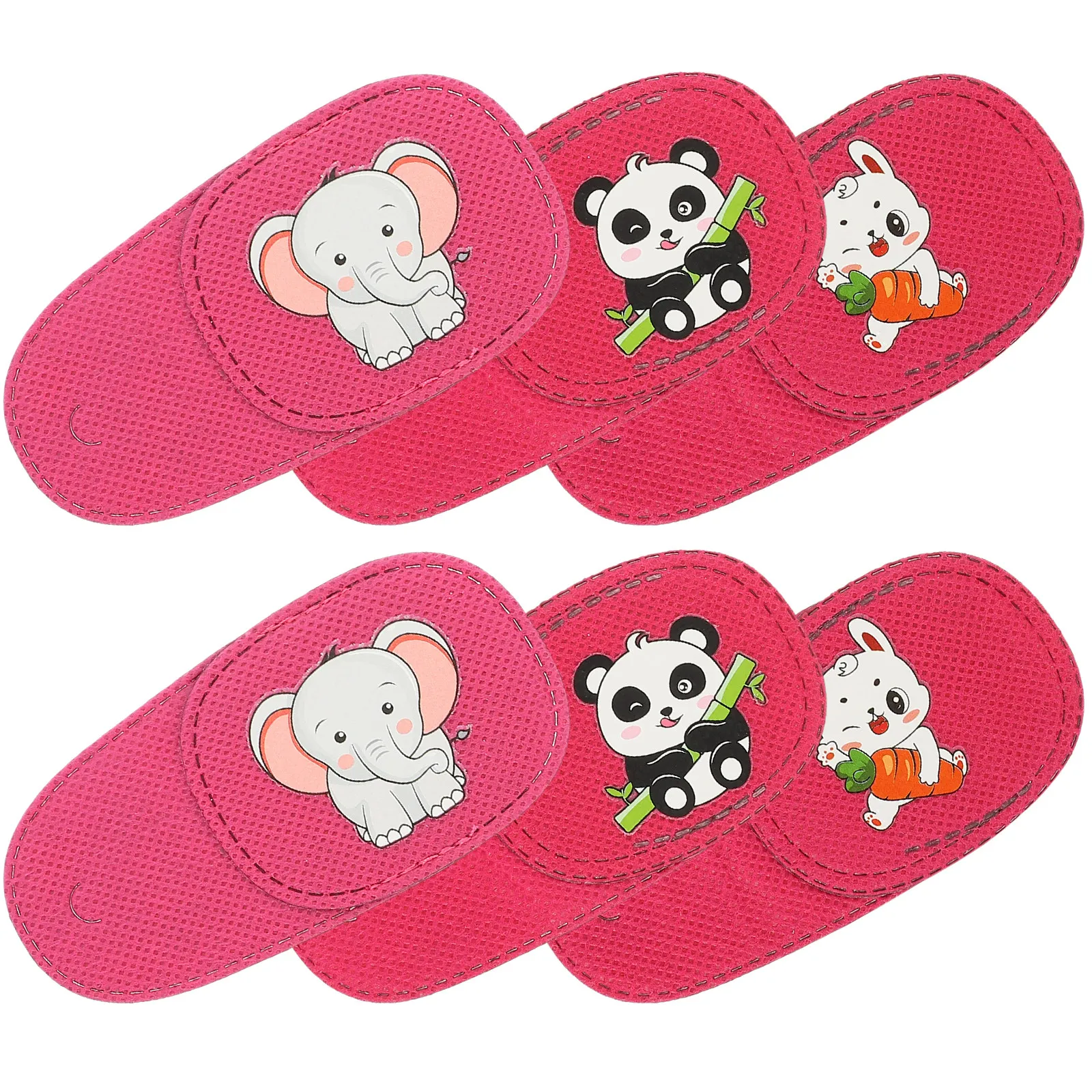 

6Pcs Kids Eye Patch Elastic Comfortable Non Woven Cloth Strabismus Correcting Lazy Eye Cover Breathable Eyepatch for Toddlers