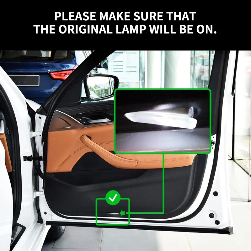 ضوء ترحيب بشعار باب السيارة LED الساخن 2025، مناسب لموديلات أودي (A1، A3 (8P، 8V، 8L)، A4 (B5، B6، B7، B8، B9)، A5، A6 (C5، C6