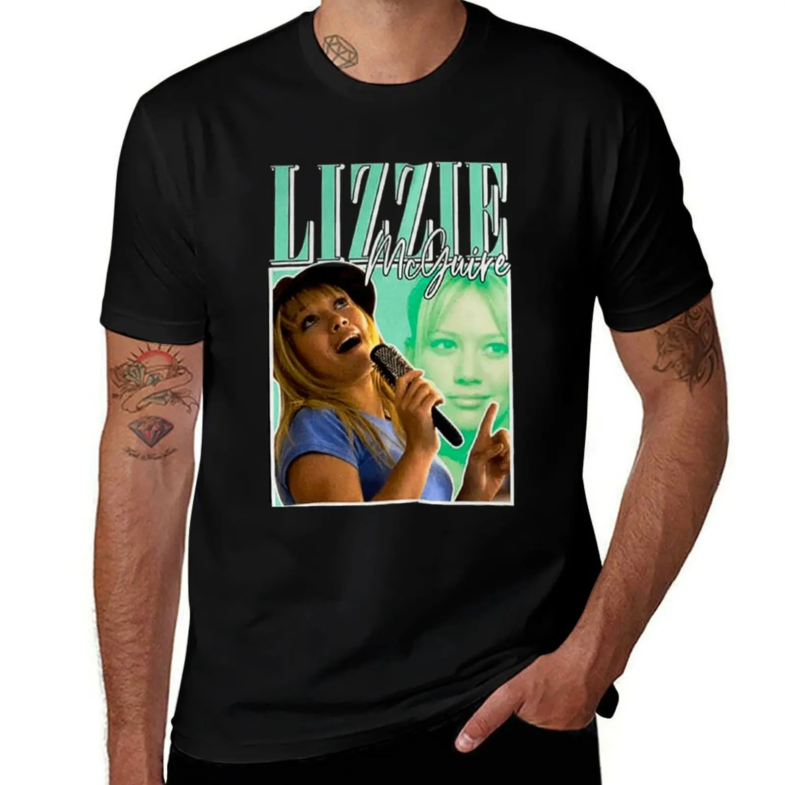 Lizzie McGuire T-Shirt Work Short Sleeve Cotton Top T-Shirt