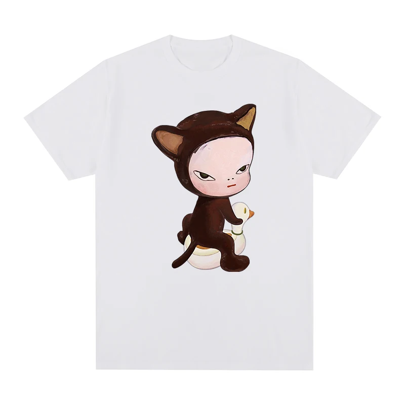 Yoshitomo Nara cat duck t-shirt Cotton Men T shirt New TEE TSHIRT Womens tops