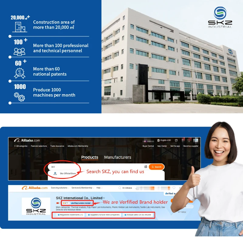 SKZ112 FCT ECT RCT Papier Karton Kompression Zerquetschen Stärke Tester Maschine Industrielle Testinstrument