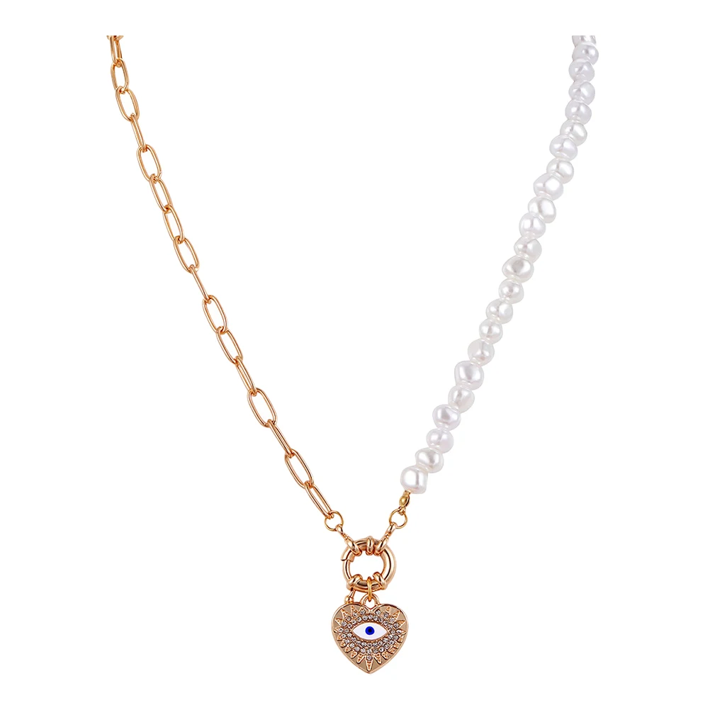 

1pc Evil Eye Necklace for Women Alloy Pendant Jewelry Fashion Accessory Suitable Daily Activities Anniversary