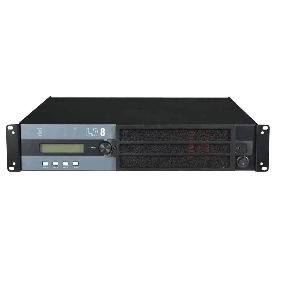 

LA8 DSP Professional 4-Channel Digital Power Amplifier 4x1350W 8ohms Stereo Subwoofer Audio Products Accessory