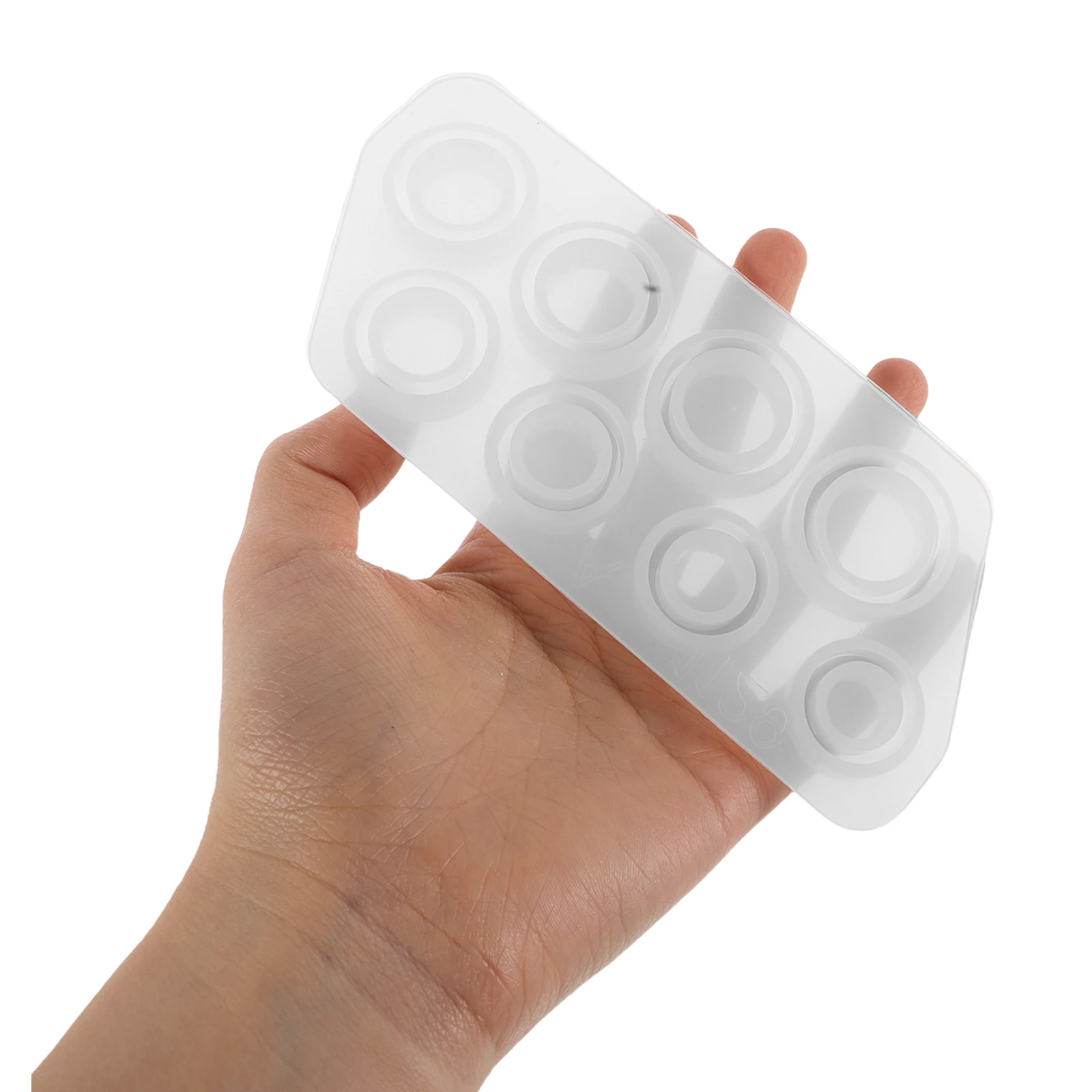 

2pcs Resin Ring Molds Silicone Jewelry Casting Molds For Epoxy Resin Diy Crafting Supplies Beginners Fine Finish Easy Demolding