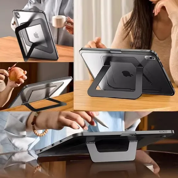 

Case For iPad Air 13 2025 2024 Air 13 Pro 12.9 11 11th Gen A16 Air 6 5 4 10.2 Mini 7 6 Multiple Adjustable Viewing Angles Cover