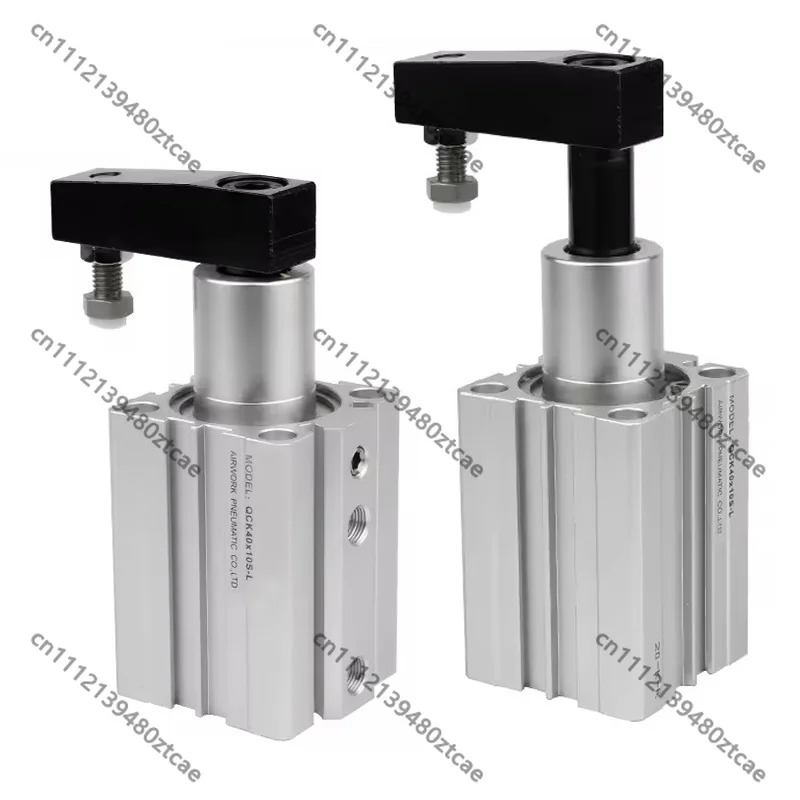 90 Degree Rotary Down Pressure Pneumatic Clamp Cylinder Bore 12 16 Stroke 10 20 30mm Industrial Tool Fixture Actuator