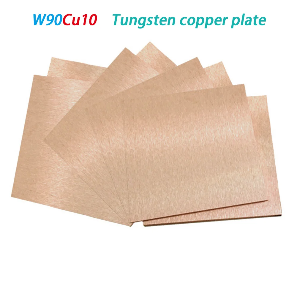 

W90Tungsten Copper Pate, W90Cu10 Alloy Rod, Electrode Block For Welding, Electrode Plate For Spark Deposition, Size: 100x100mm