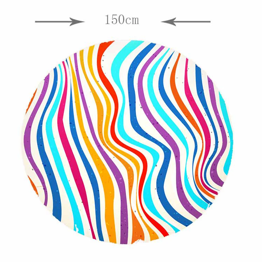

Elastic Band Table Cover Waterproof Polyester Round Tablecloth for Indoor and Outdoor Occasions