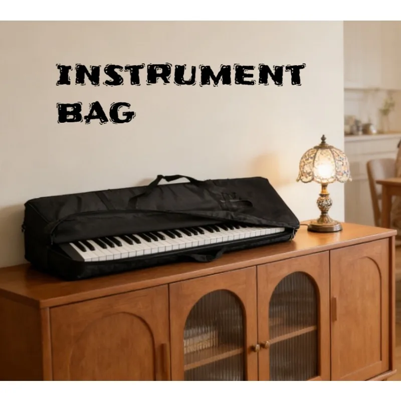 Waterproof Oxford Cloth Electronic Organ Bag 54/61 Key Electric Piano Bag Outdoor Camping Large Size Capacity Bag Storage Bag