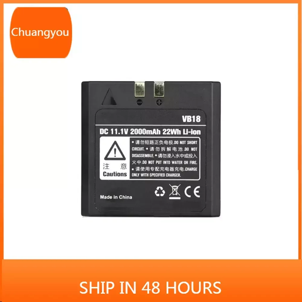 11.1V 2000mAh VB18 VB19 Battery For Ving V850 V860C V860N For Godox V850 V850II V860 V860II NEEWER TT850 TT860