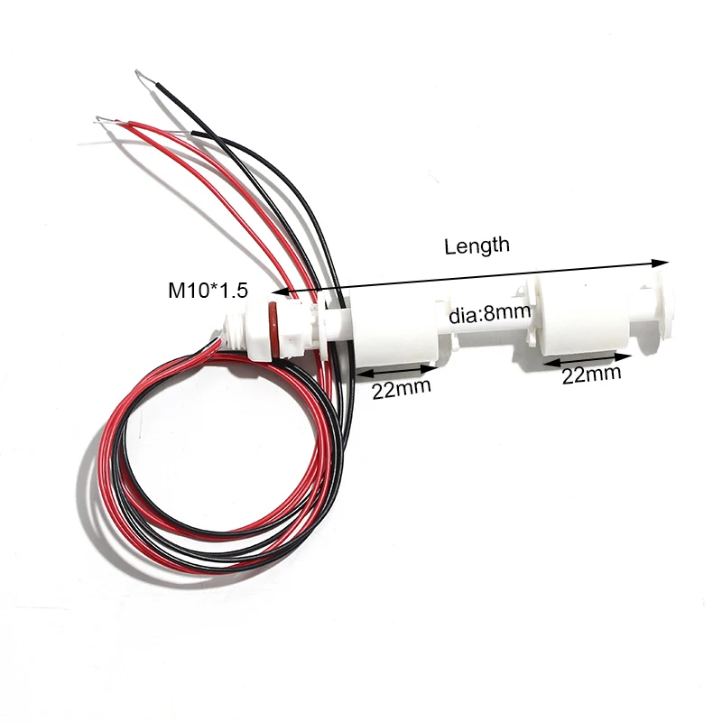 1PC PP Double Floating Ball Anticorrosive Small Floating Ball Switch Water Tank Water Tower Plastic Water Level Sensor