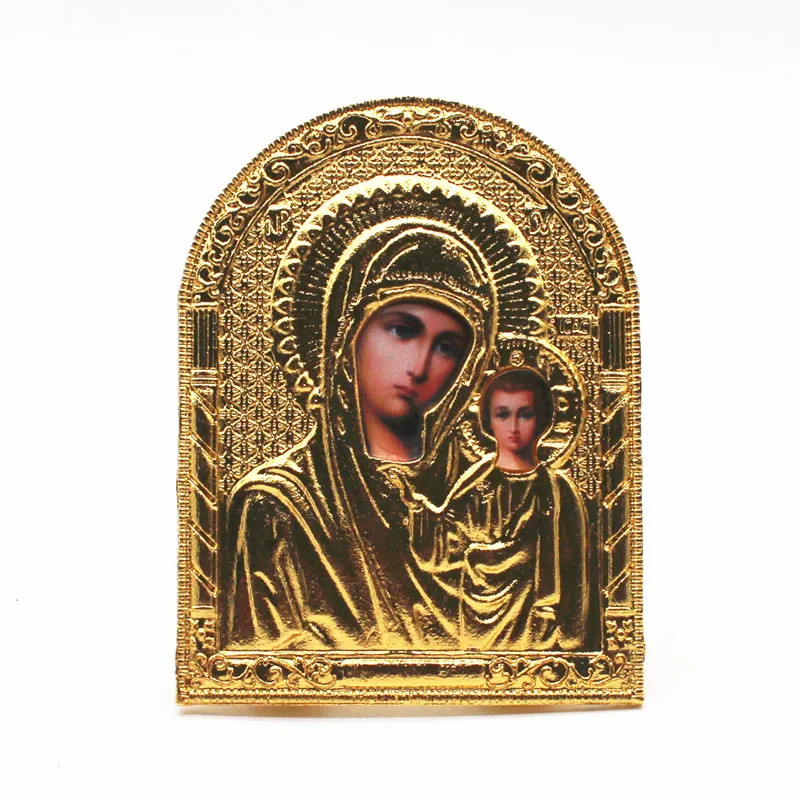 Holy Family Icon Orthodox Decor Jesus Christmas Natitvity Scene Figures Catholic Relic Church Utensils Home Decoration