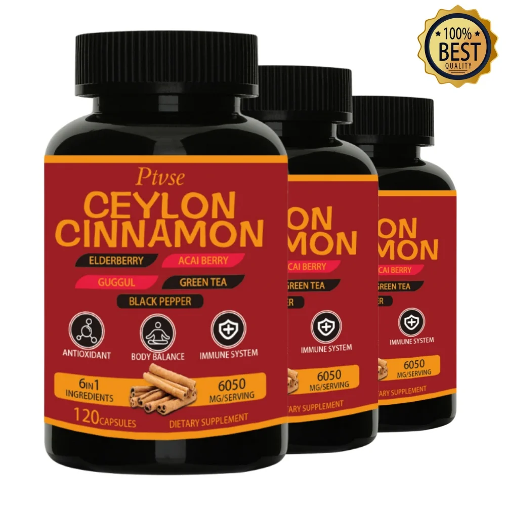 Ptvse Premium Ceylon Cinnamon A Natural Supplement That Supports Healthy Blood Circulation, Brain and Joint Function