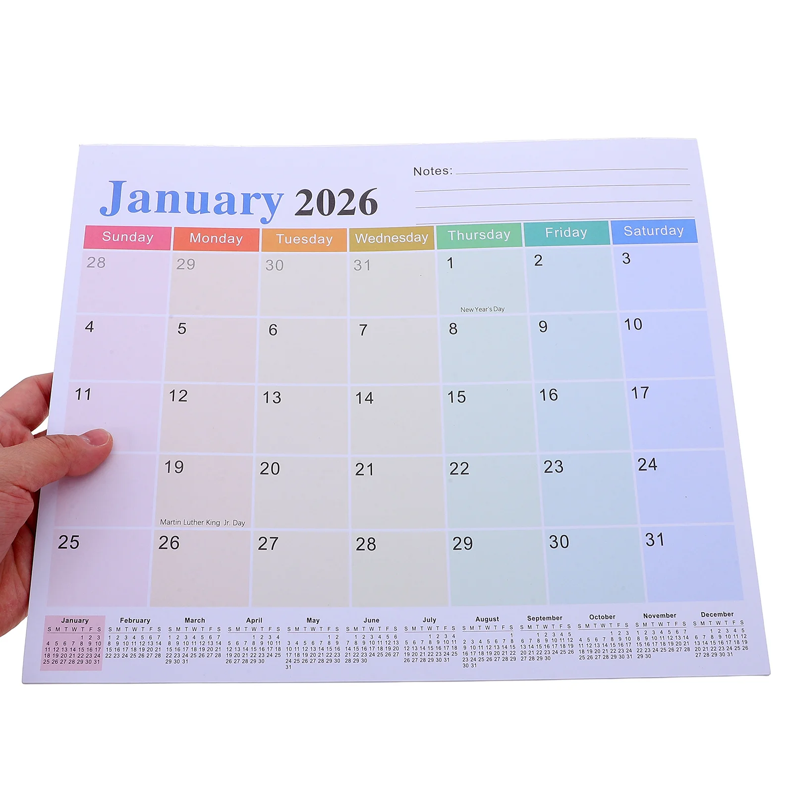 Fridge Calendar Jan 2026 to June 2027 Magnetic Refrigerator Calendar 18-Month Monthly Planner for Fridge Kitchen Organizer