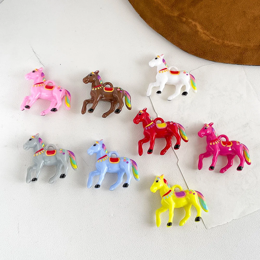 

Сердечный дизайн 100 шт. 40*44 мм акриловые подвески/ручная работа/эффект краски/форма лошади/кулон для сумки/ювелирные аксессуары # 19917