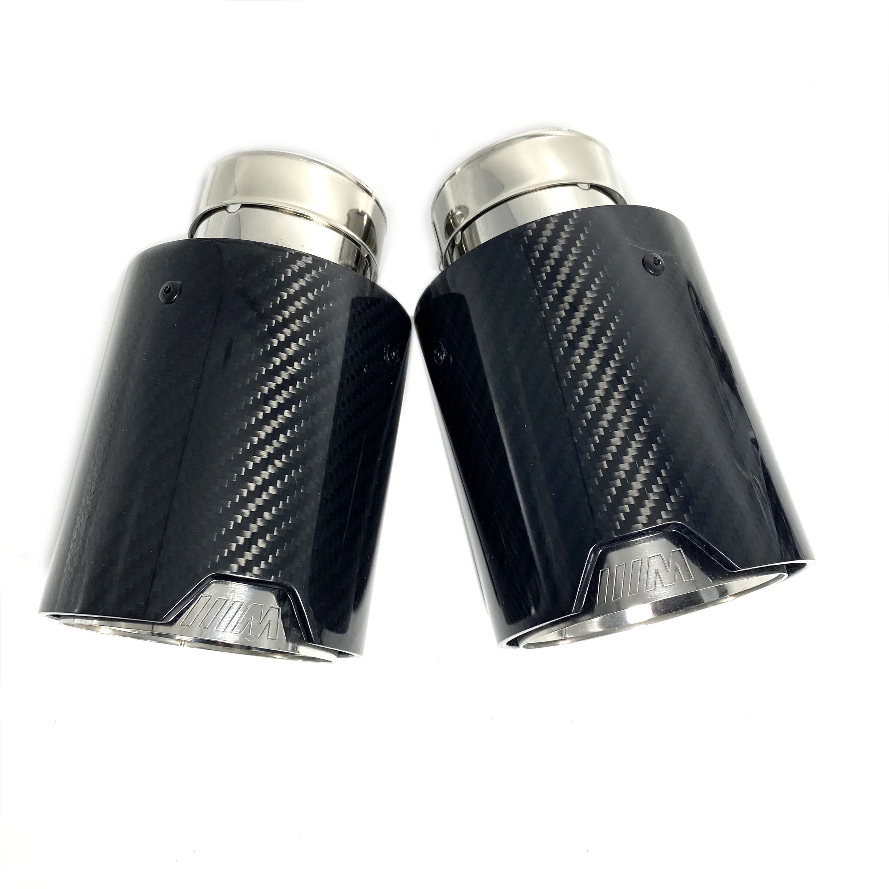 

New 1PCS Top Quality Carbon Fiber Muffler Tip Stainless Steel Exhaust Pipe for M135i M235i M140i M240i M335i M340i M435i M440i