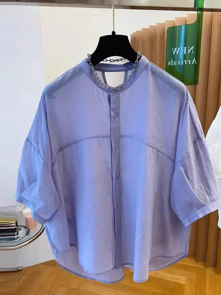 

Loose Fit ort Sve round Ne Men's irt Summer Thin irt Ba Knot Design Casual Comfortable Breathable Youth Faion