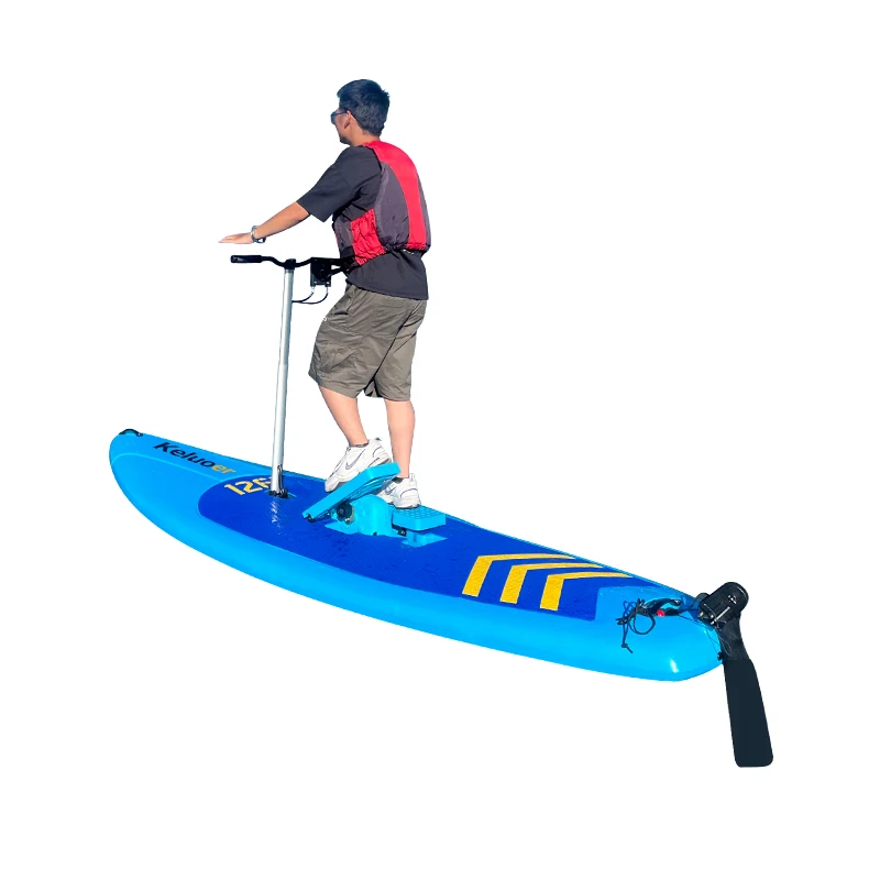 2024 Outdoor Inflatable Pedal SUP Standing Paddle Board Inflatable Pedal Paddleboards