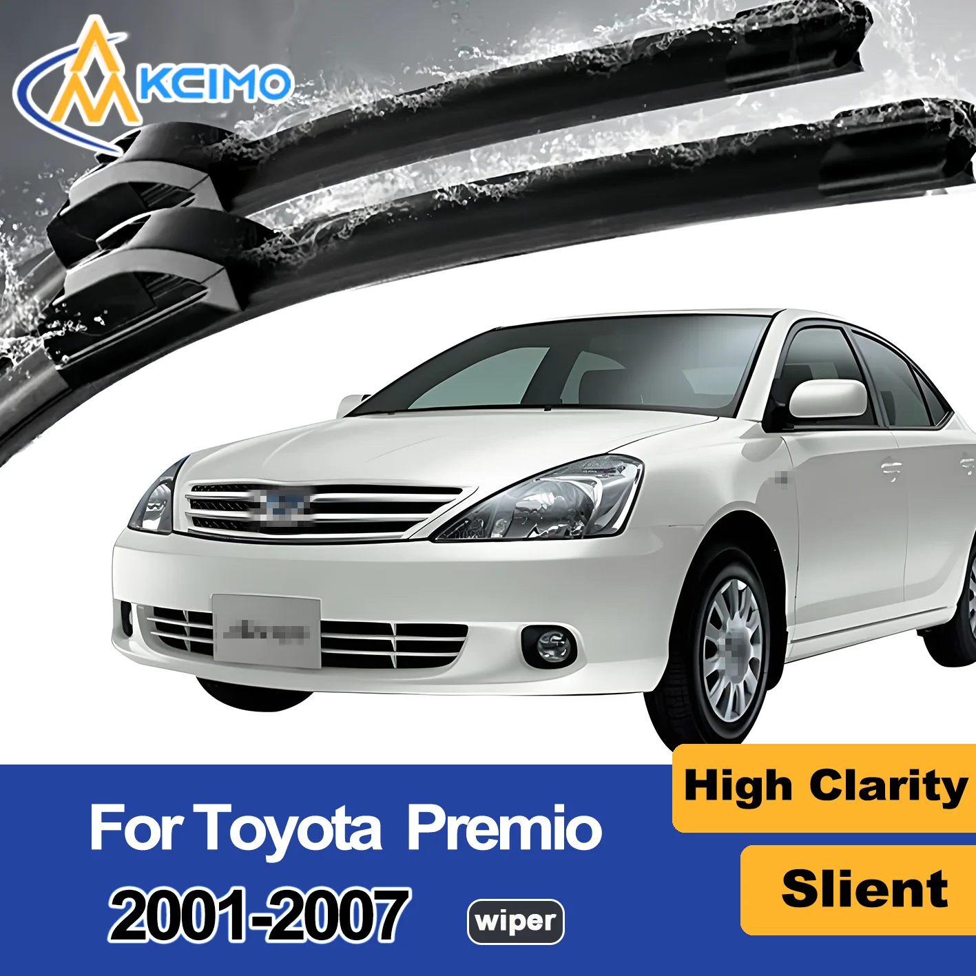 

2PCS New Front Windshield Wiper Blade for Toyota Premio T240 2001-2007 Toyota Allion Front Windshield Accessories 2007 2006 2005