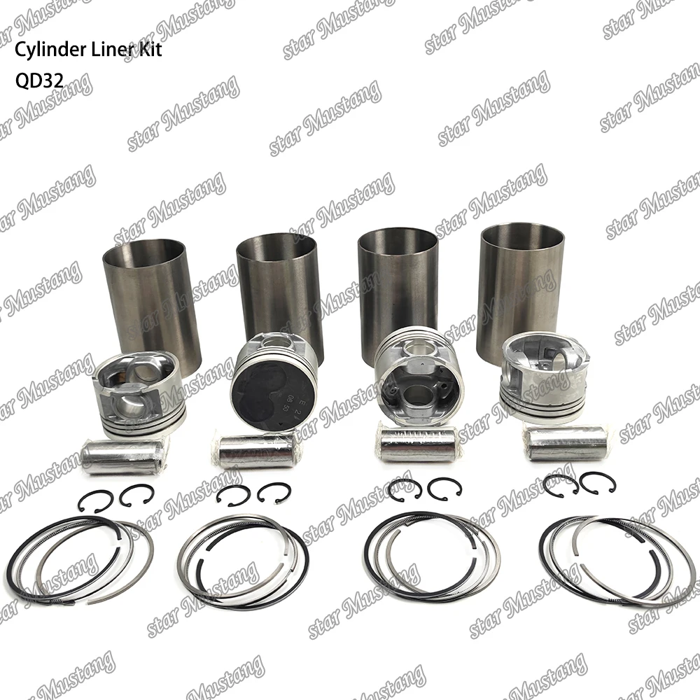 QD32 Cylinder Liner Kit Suitable For Nissan Engine Parts