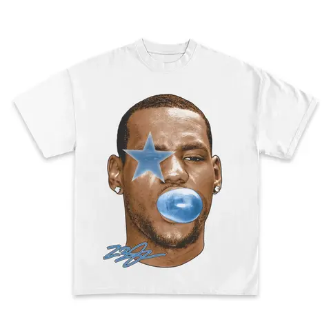 LeBron James Basketball Star T-Shirt Men Women Short Sleeve Cotton Tees American Vintage Brand T-shirts Summer Tops Streetwear