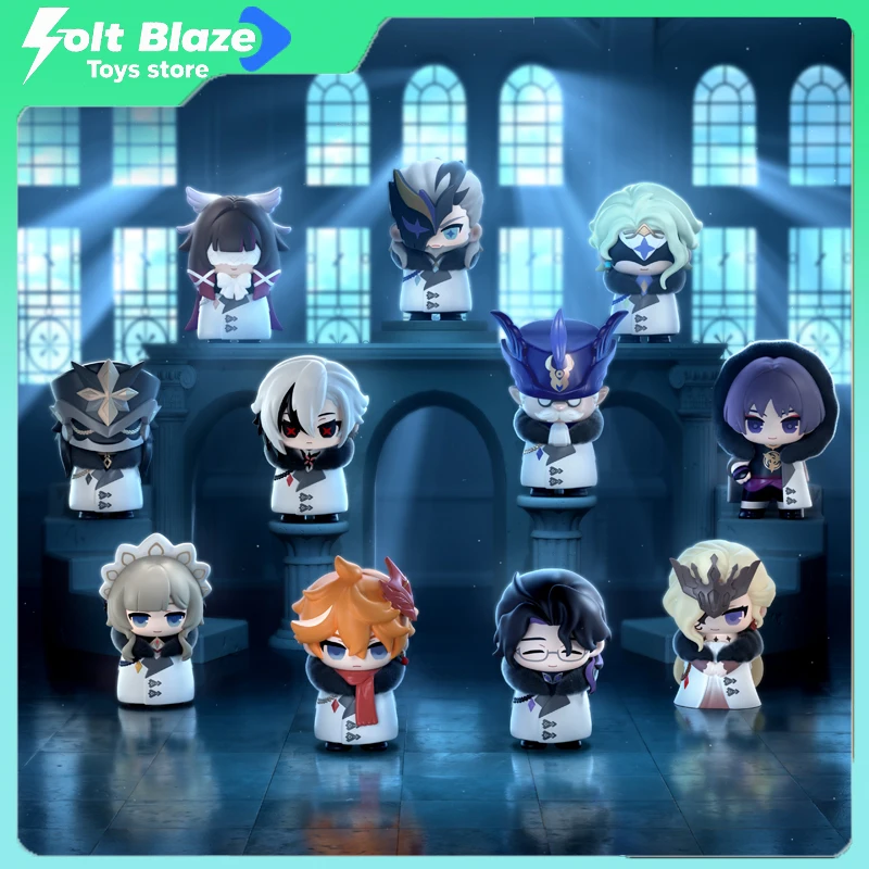 Genshin Fatui Harbingers Series Chibi Blind Box Leuke Q-versie Capsule Speelgoed Trendy speelgoed Collectible Mystery Box Kerstcadeau