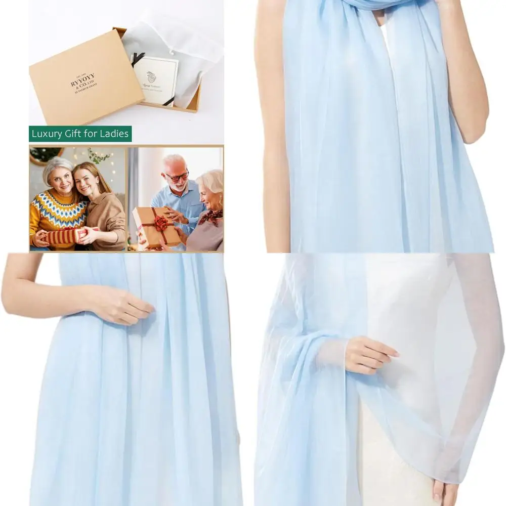 

Luxurious Lightweight Cashmere Shawl, 75x35, Ideal for Travelers