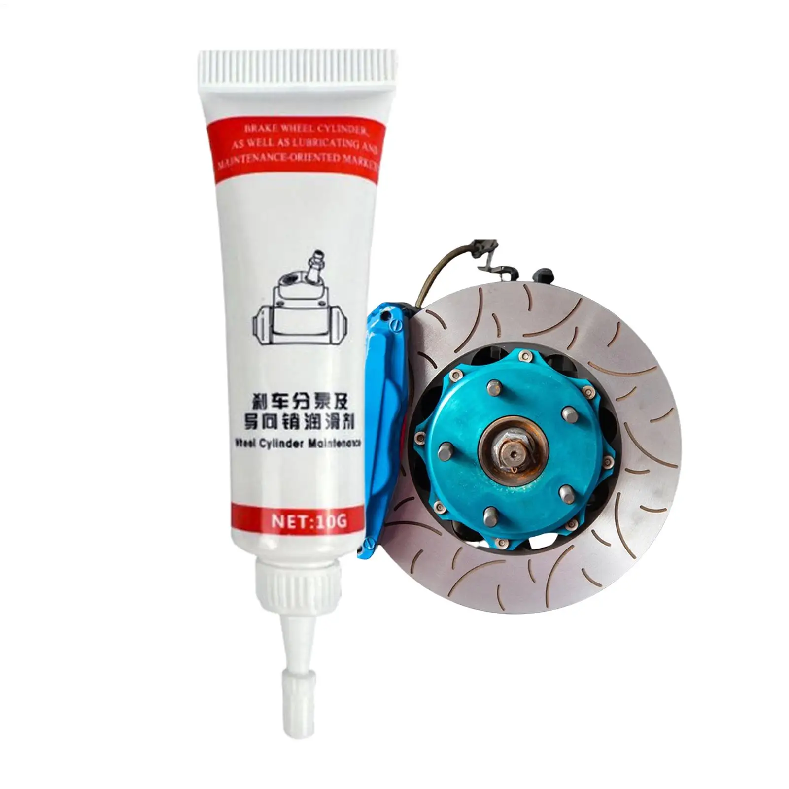 

Brake Pin Grease Heat Resistant Eliminating Squeal Brake Grease Squeal Stopper Lube Long-Lasting Moisture Proof for Installation