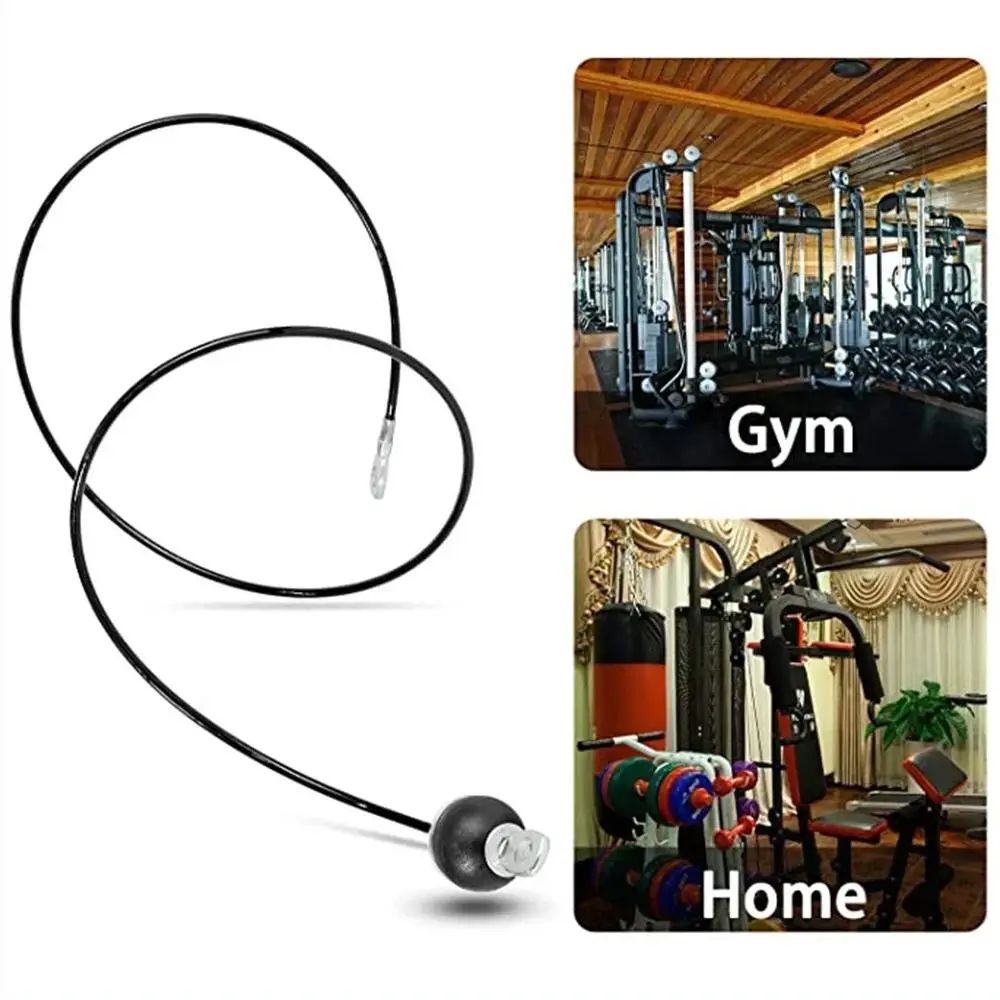 8Pcs Sports Adjustable Home Gym Cable Reel Device Corded Exercise Cable Gym Hose Portable Heavy Duty Pulley Cable Set Fitness