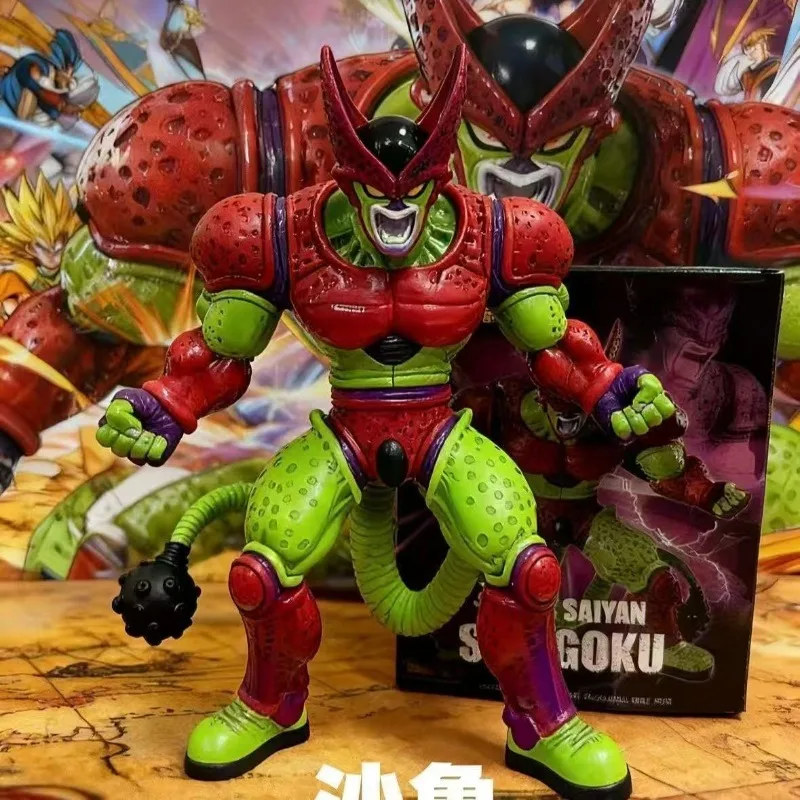 

C-Sarul 28CM Dragon Ball Z Big Figure Theatrical Edition Super Saiyan Model Ornament Collection Gift