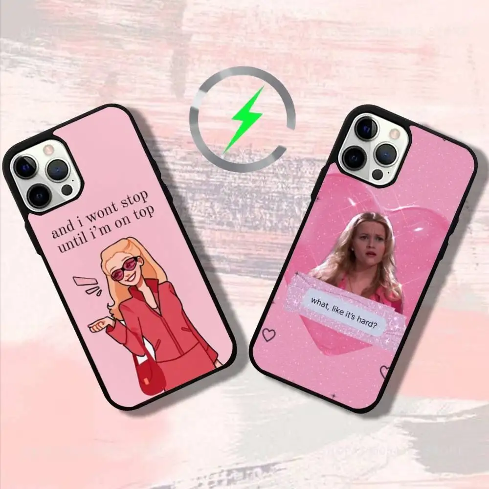 

Film L-Legallys Blondes Phone Case For iPhone 17,16,15,14,13,12,11,Pro,Max,Plus,Mini,SE4,E Magnetic Magsafe Wireless Charging