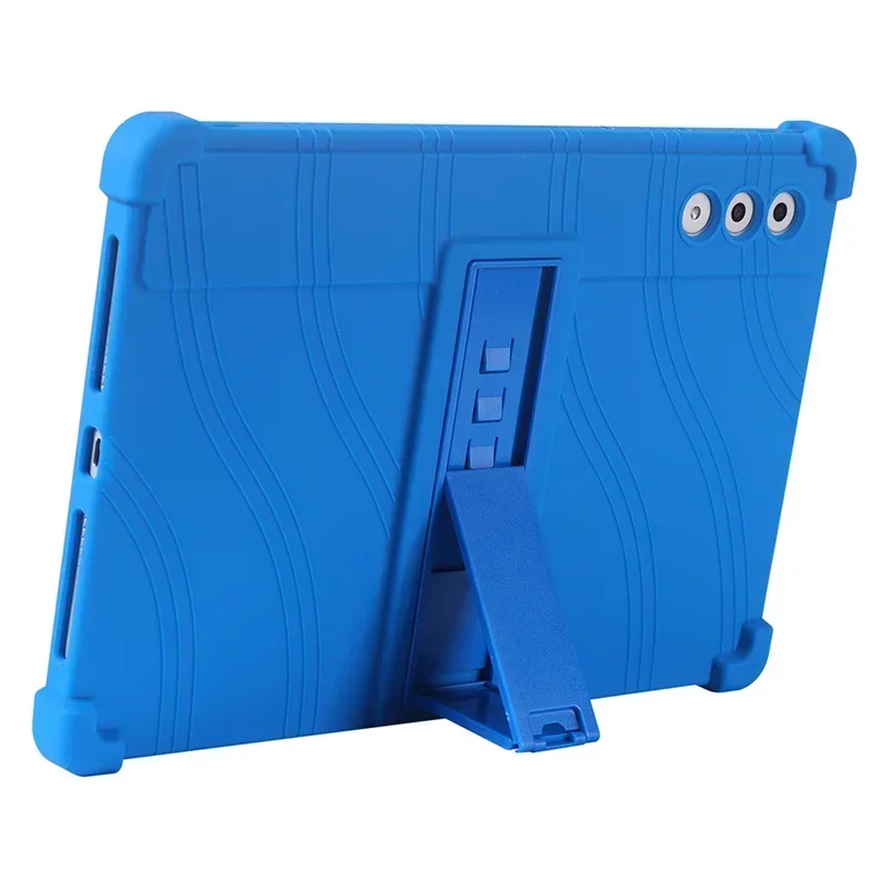 

For Lenovo Yoga Tab Plus Case TB520FU Soft Silicon Kickstand Cover for Yoga Pad Pro AI 12.7" Tablet Case Shockproof Protector