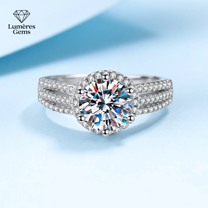 

Lumiere Gems Couple Wedding Ring Set Morganite Diamond Pure Platinum PT950 - Symbol of Love And Commitment