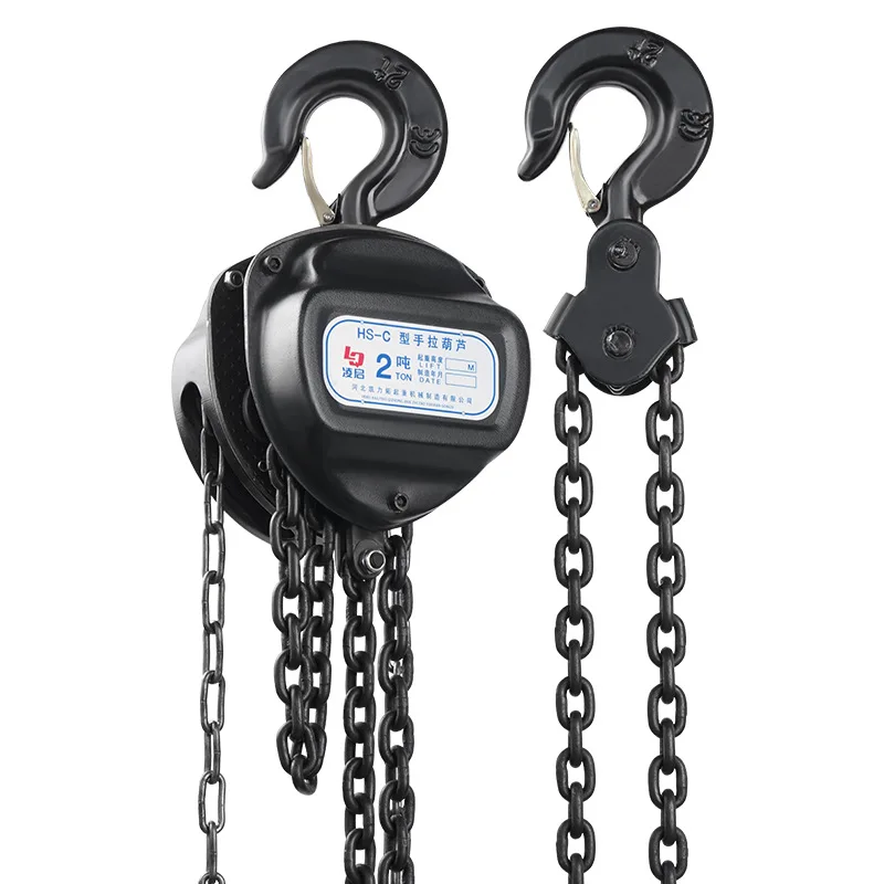 1-ton Pulley Block Chain Hoist Manual Lifting Circular Hand Chain Hoist Building Materials Home Equipment Cabestans JTC